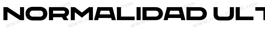 Normalidad UltraExtended Regular Re字体转换